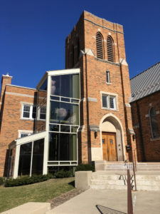 University Lutheran Chapel Exterior - Main Entrance